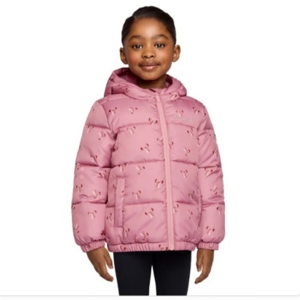 Pink Kids Puffer Jacket